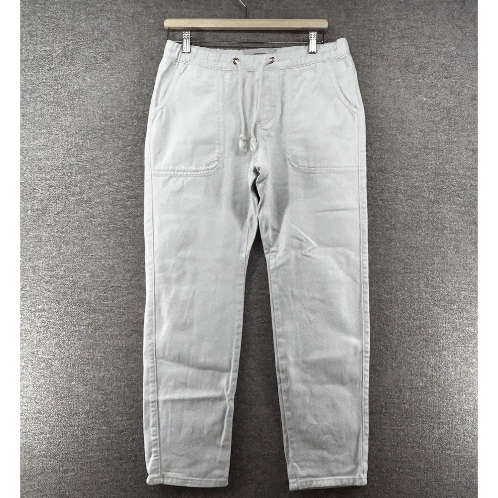 One TeaSpoon Shabbies Pull On Pants‎ Women Size XS White Drawstrings Casual